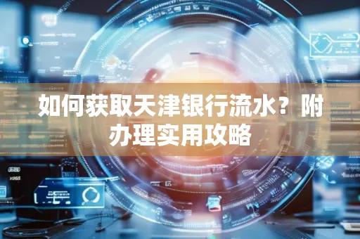 如何获取天津银行流水？附办理实用攻略