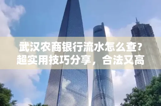 武汉农商银行流水怎么查？超实用技巧分享，合法又高效！
