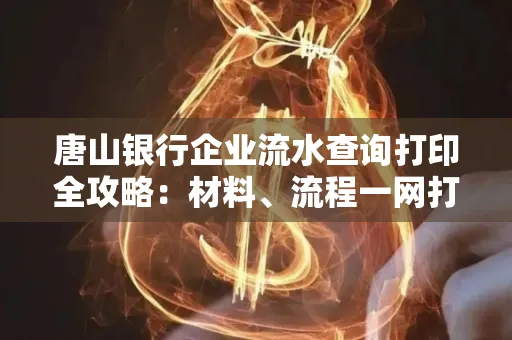 唐山银行企业流水查询打印全攻略：材料、流程一网打尽！
